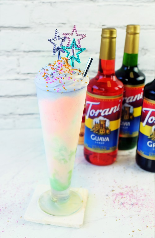 fairy frappes with star decorations