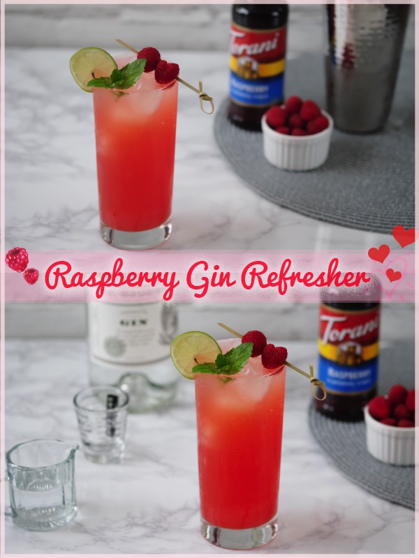 raspberry gin mimosa