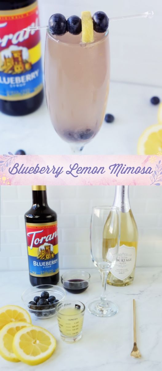 blueberry lemon mimosa