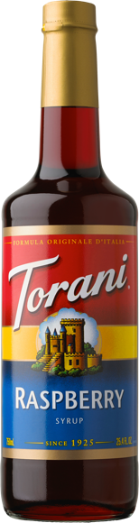 Torani Raspberry Syrup Bottle