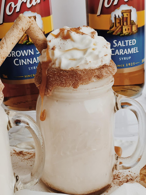 Salted Caramel Snickerdoodle Hot Chocolate