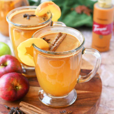Caramel Apple Cider Mocktail
