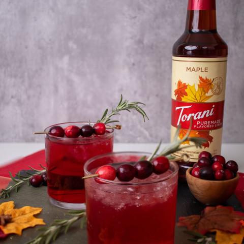 Cranberry Maple Mocktail 
