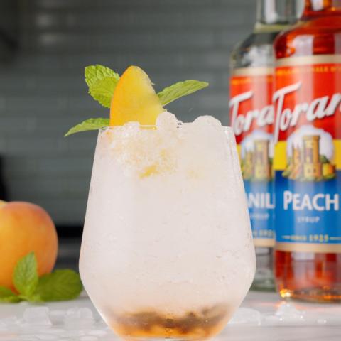 Peach Vanilla Mocktail