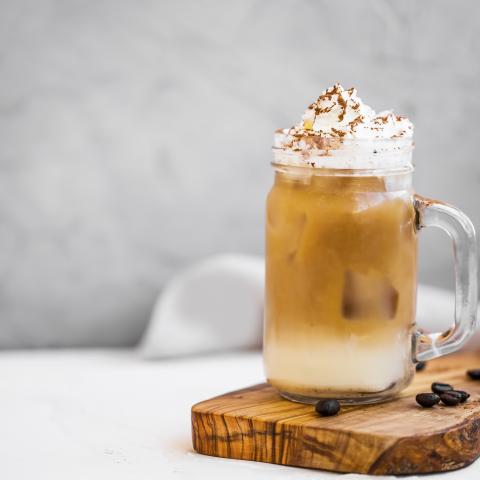 Iced Fortune Cookie Latte