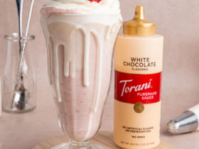 White Chocolate Raspberry Milkshake