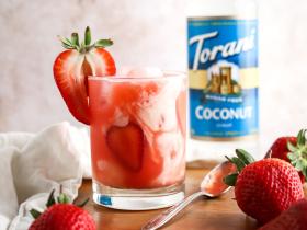 Strawberry Coconut Dirty Soda